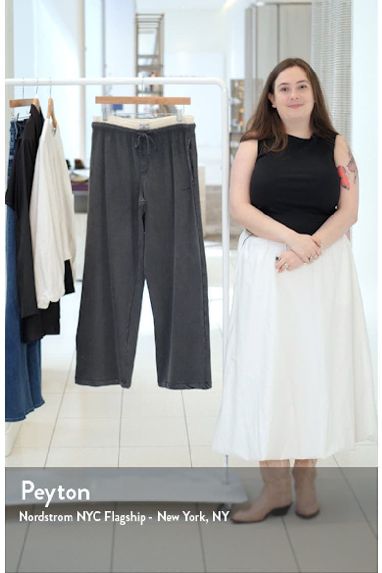 Boxer Wide Leg Sweatpants video