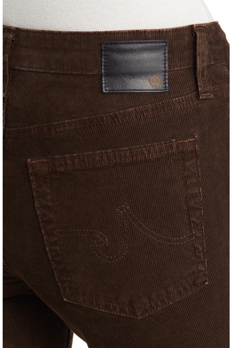 Angeline Corduroy Flare Pants, Alternate, color, SULFUR BITTER CHOCOLATE