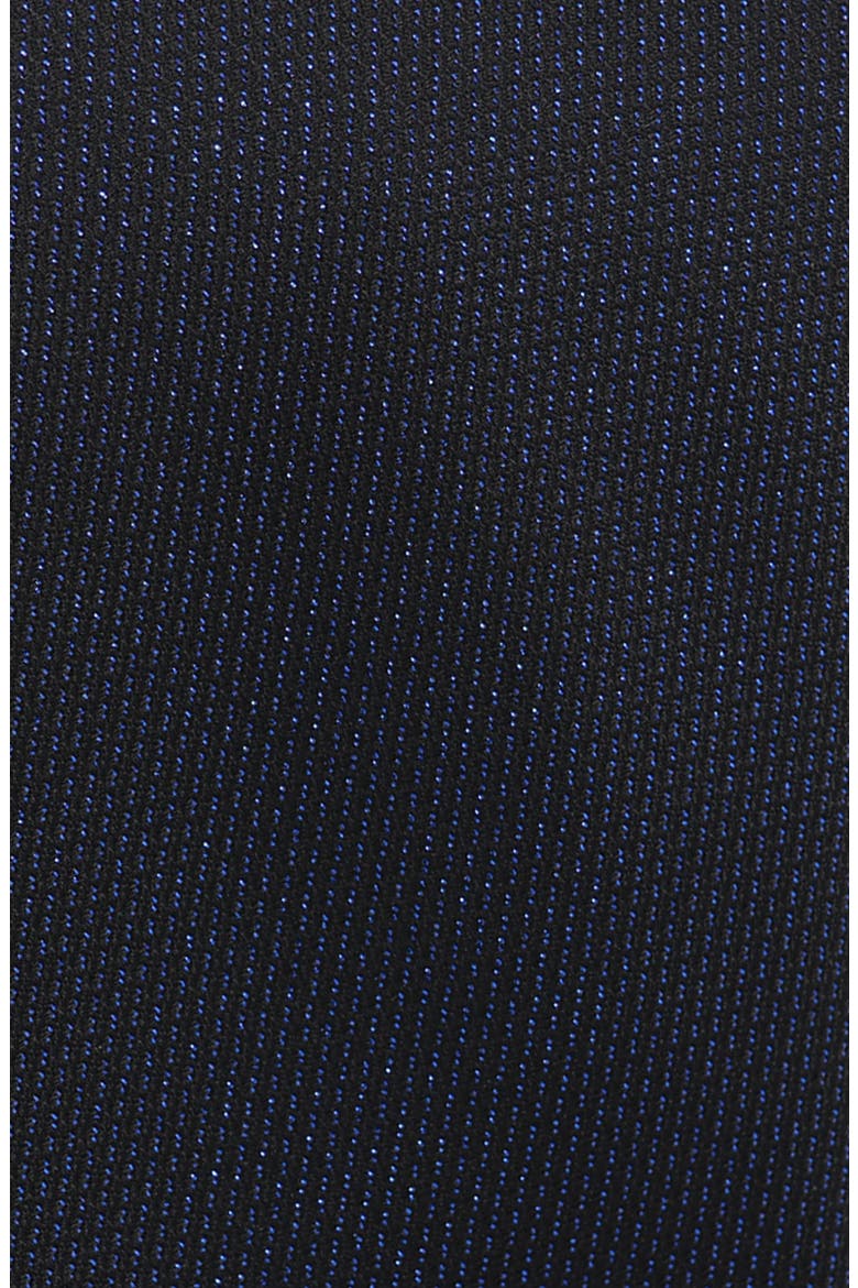 Sparkle Stripe Print Tie, Alternate, color, BLACK/ ROYAL BLUE
