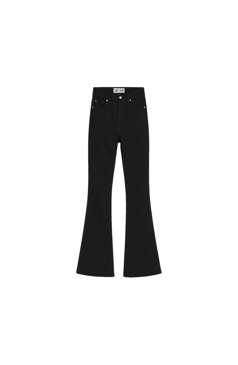 SAINT PERRY Angel Flare Denim, Main, color, Black
