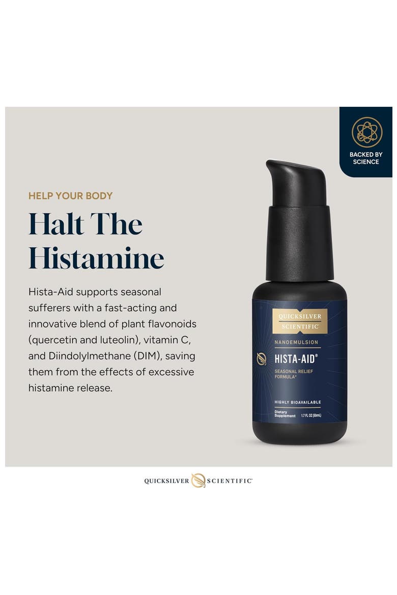 Nanoemulsified Hista-Aid Vitamin C Quercetin and Luteolin Liquid Supplement, Alternate, color, None