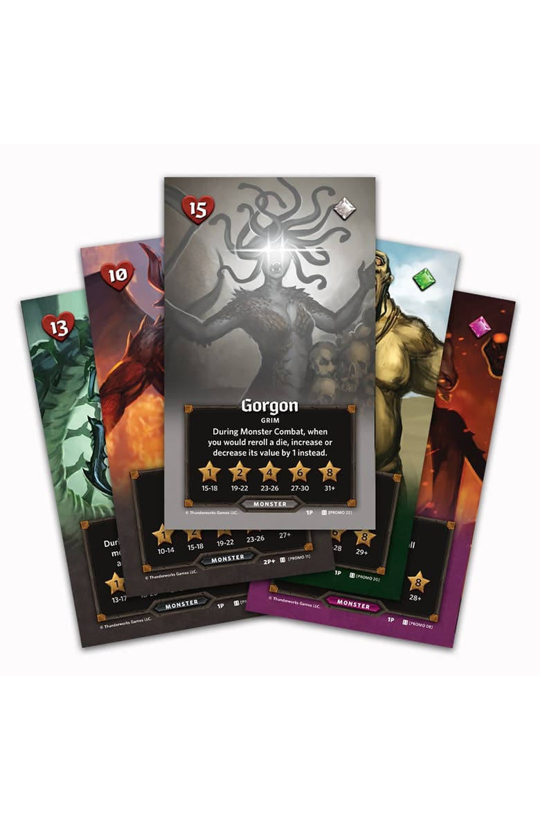 Thunderworks Games Roll Player Lenticular Cards Expansion for Monsters & Minions Expansion, Alternate, color, Multicolored