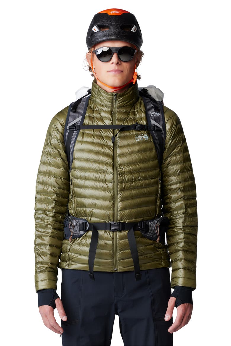 Ghost Whisperer Packable 800-Fill-Power Down Jacket, Alternate, color, COMBAT GREEN