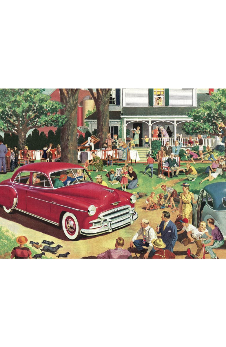 NEW YORK PUZZLE COMPANY Family Reunion 1000 Piece Puzzle, Alternate, color, 