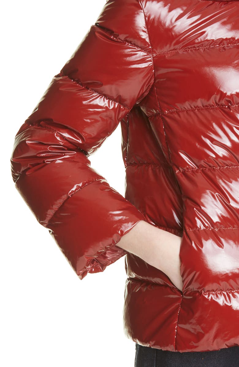 Herno Lacquered Nylon Down Puffer Jacket, Alternate, color,