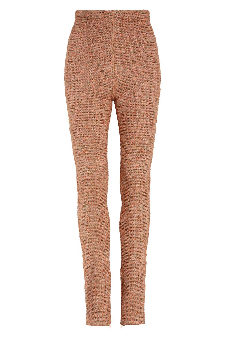 Collection Bouclé Knit Leggings, Alternate, color, MEDIUM BROWN MULTI