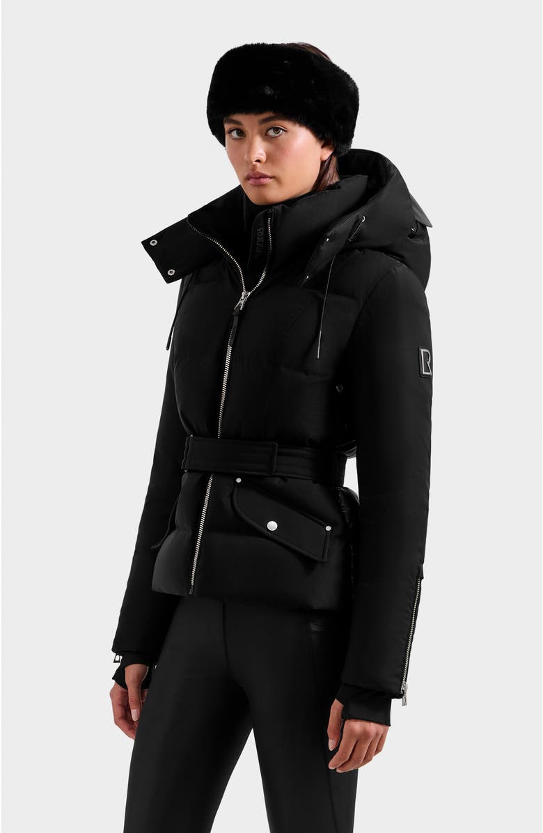 Rudsak Adeline Heritage Quilted Down Puffer, Alternate, color, Black