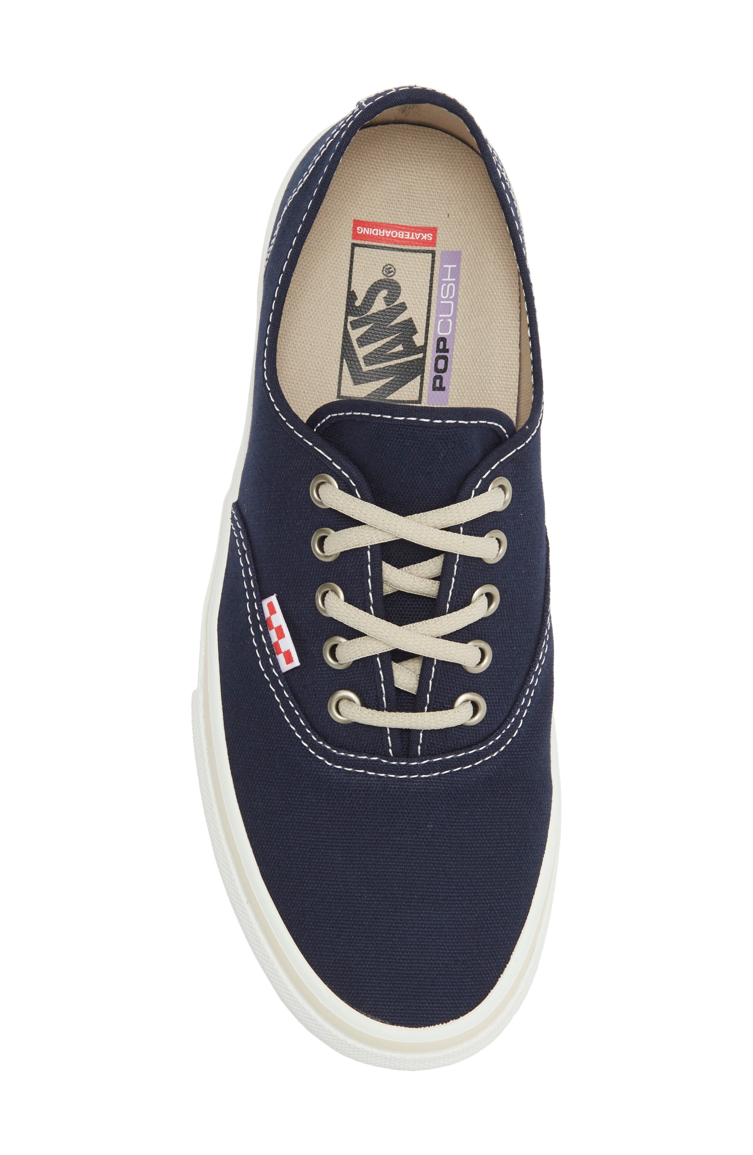 Skate Authentic Sneaker, Alternate, color, NAVY/TURTLE DOV