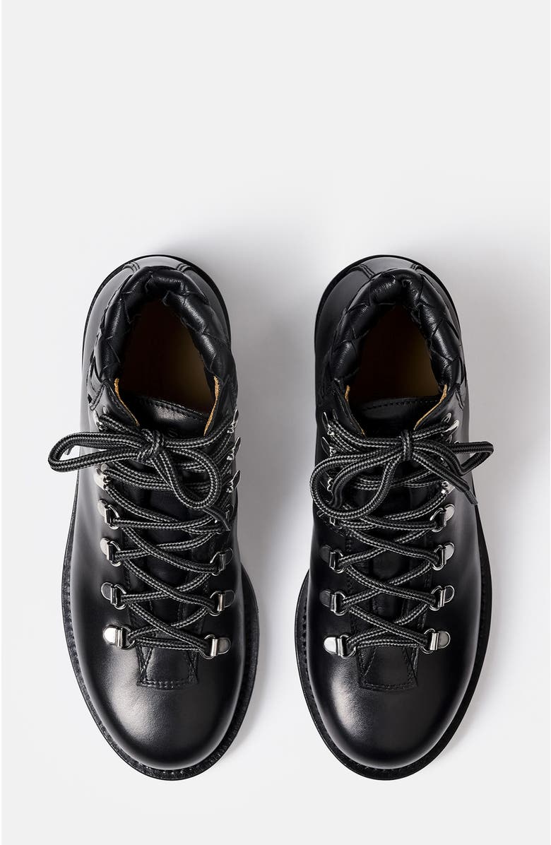 SCAROSSO Catherine Boots, Alternate, color, Black Woven - Calf