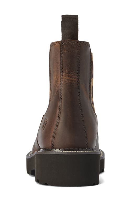 Ariat Lug Sole Chelsea Boot In Distressed Tan