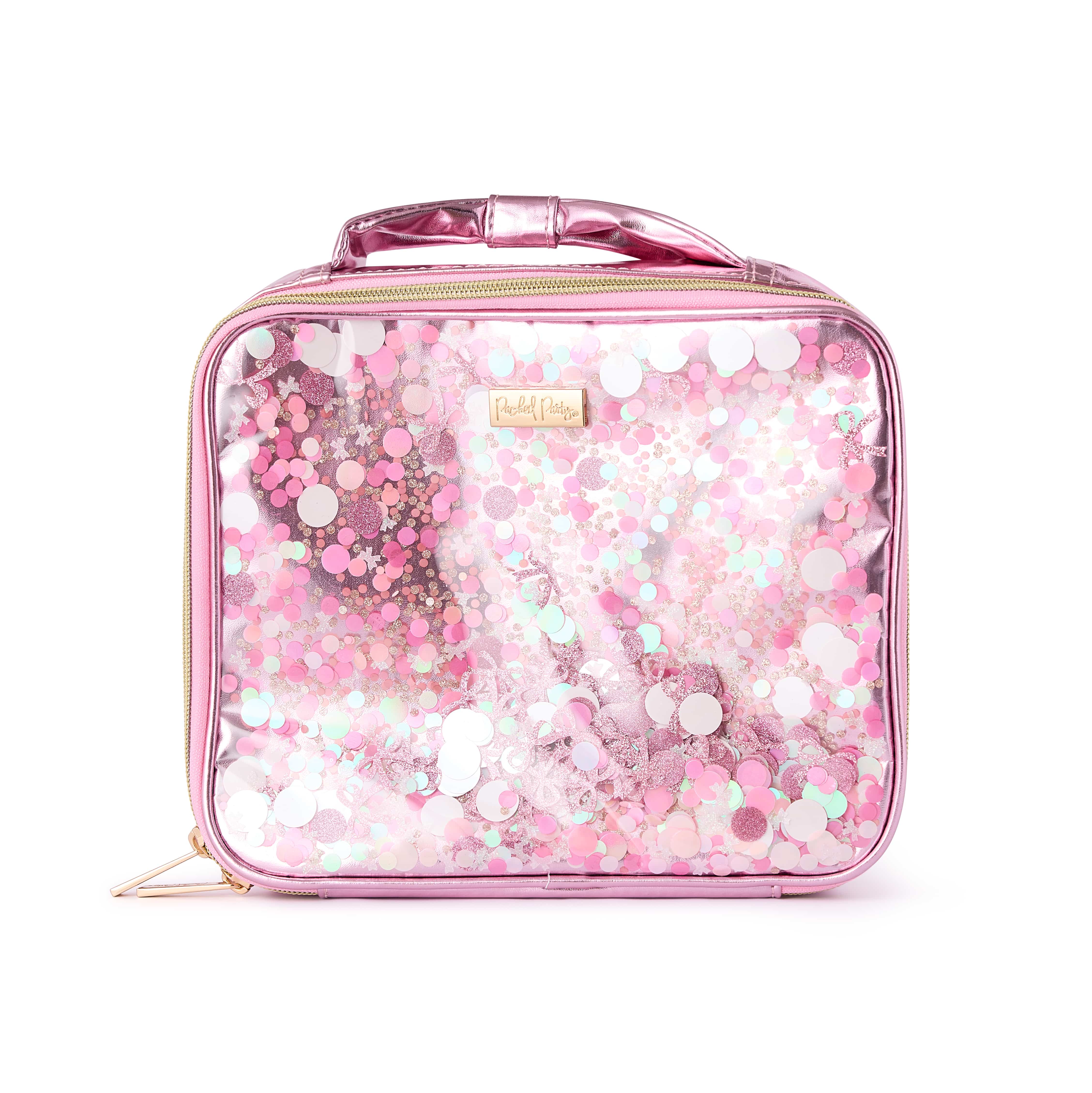 Pink Confetti-Filled Lunchbox, Main, color, Pink