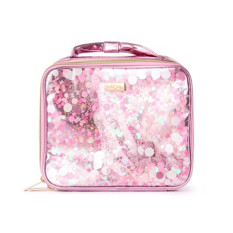 Pink Confetti-Filled Lunchbox