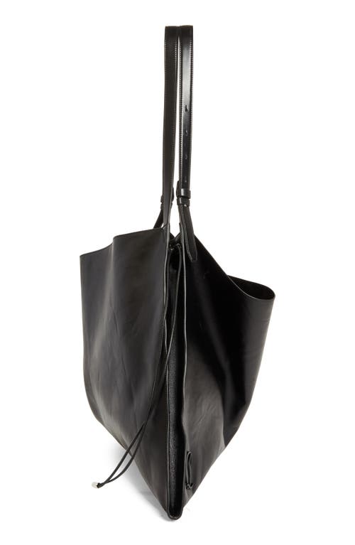 Christian Louboutin Baggy Leather Tote In Black