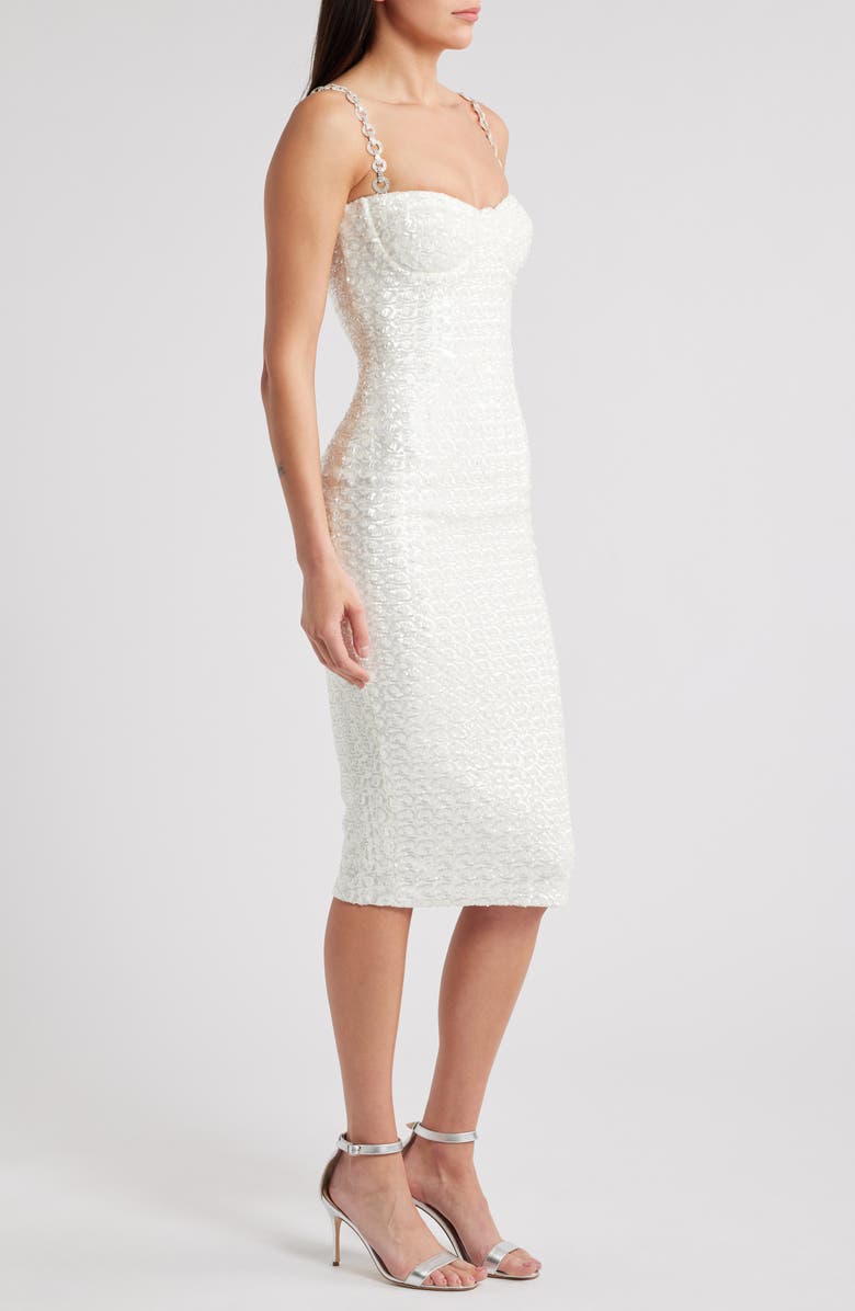 NADINE MERABI Nina Embellished Body-Con Cocktail Dress, Alternate, color, 