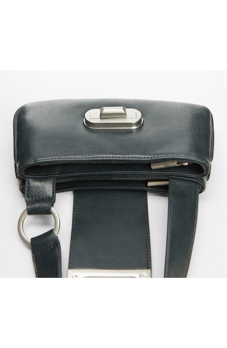 MANGO Faux Leather Shoulder Bag, Alternate, color,