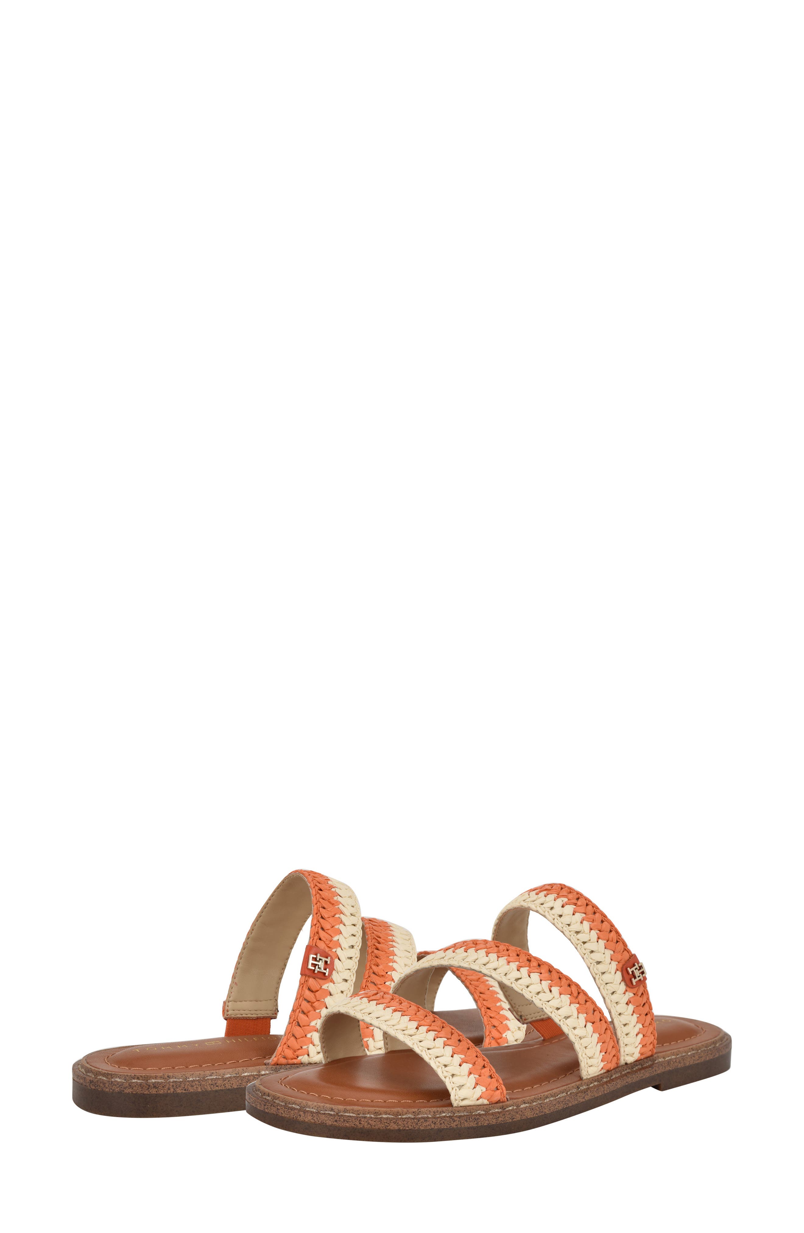 Brelyn Raffia Sandal, Alternate, color, ORA01