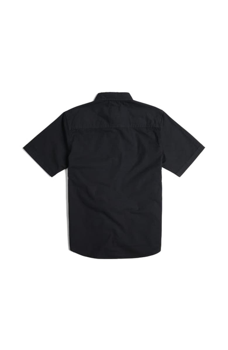 Topo Designs Men's Short Sleeve Desert Shirt, Alternate, color, Black