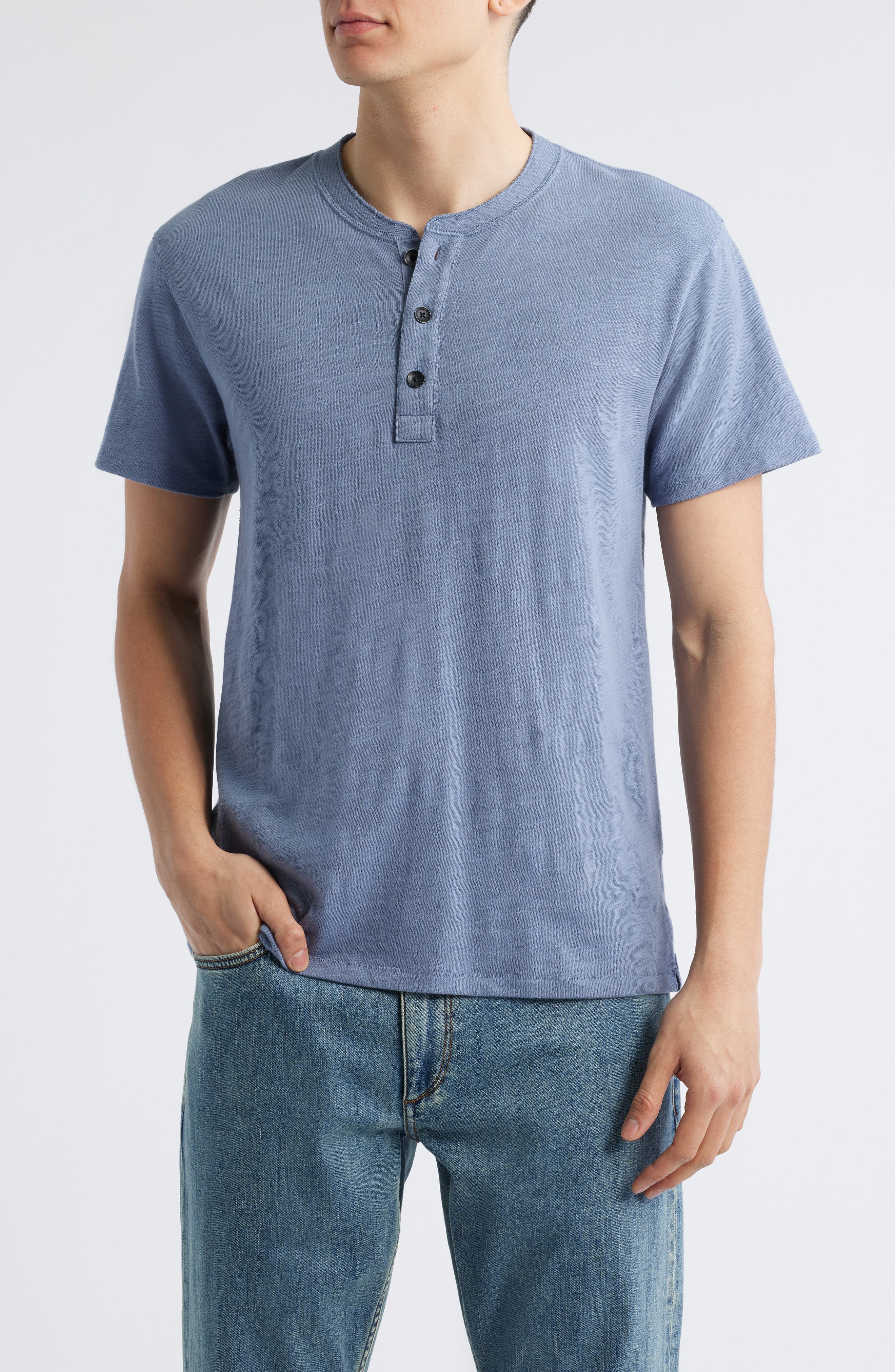 rag & bone Classic Short Sleeve Henley