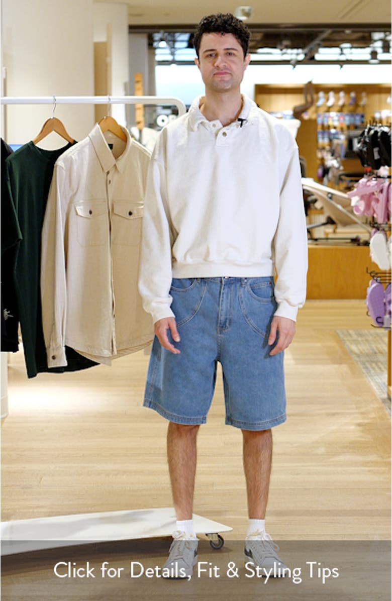 Mariner Denim Carpenter Shorts, sales video thumbnail