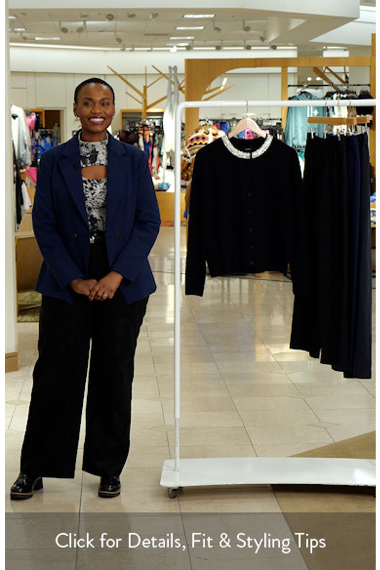 Rhinestone Collar Cardigan video