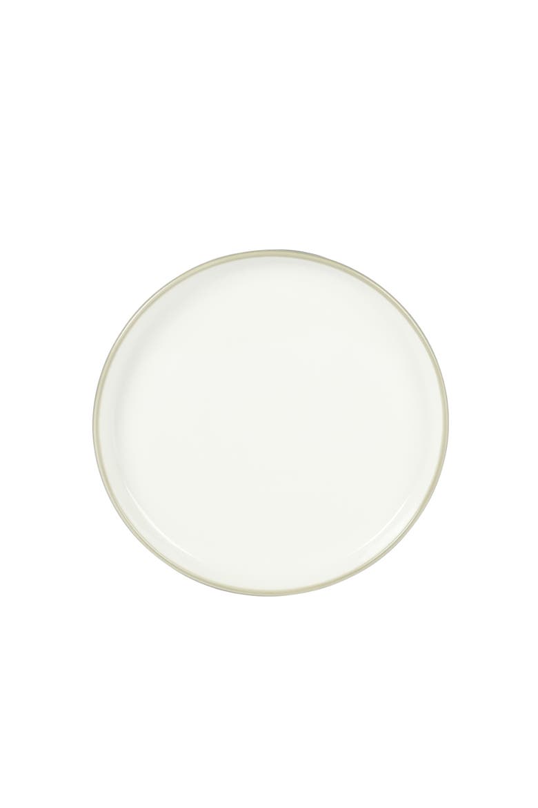 Two-Tone Porcelain Dinnerware Set, Dinner Plates, Dessert Plates, Dinner Bowls & Cereal Bowls, Alternate, color, Grey/White