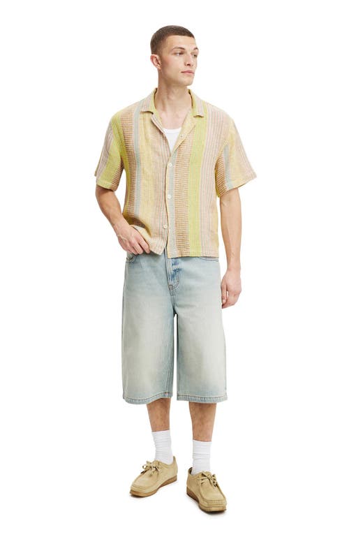 COTTON ON BOX FIT SHORT SLEEVE SHIRT