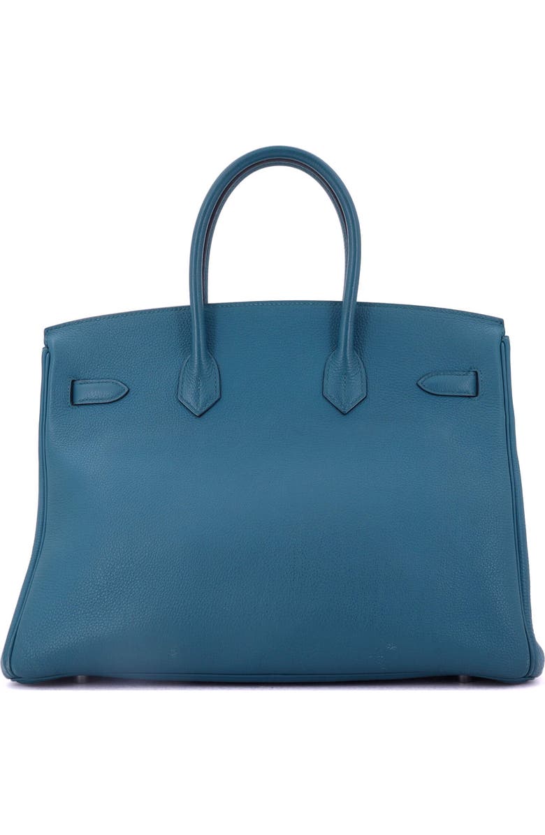 Pre-Owned Hermes Birkin Handbag Blue Togo with Palladium Hardware 35, Alternate, color, Cobalt