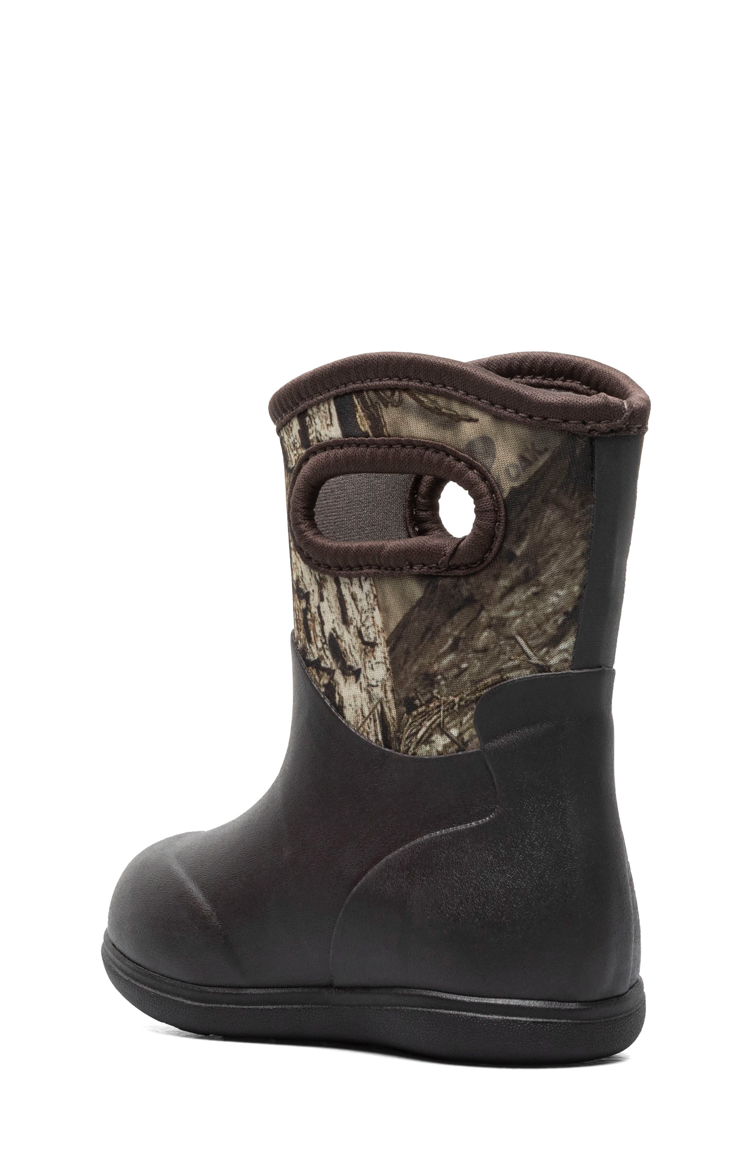 Kids' Classic Solid Waterproof Rain Boot, Alternate, color, MOSSY OAK