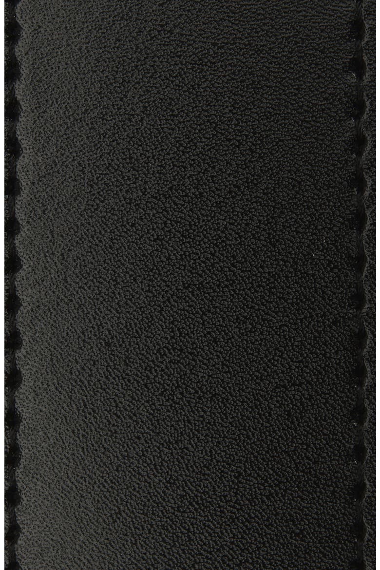 Garrick Leather Belt, Alternate, color, BLACK