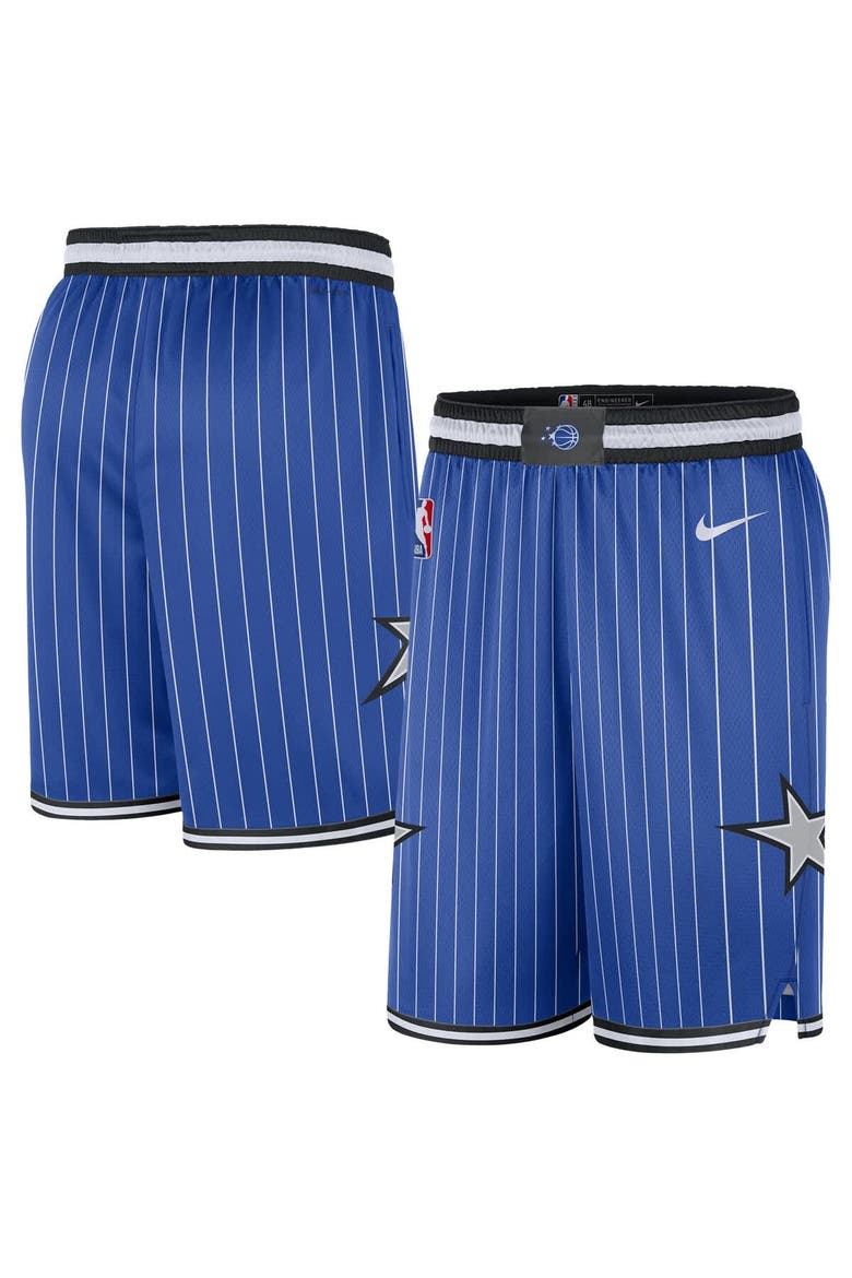 Men's Nike Blue Orlando Magic Swingman Performance Shorts – Icon Edition, Main, color, Blue