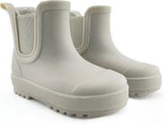 BEARPAW Kids' Shortie Rain Boot with Faux Fur Lining