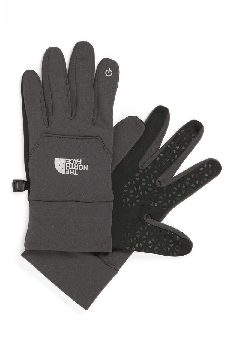 'eTip' Gloves, Main, color, ASPHALT GREY