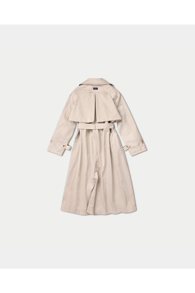 Oversized Trench Coat, Alternate, color, Oatmeal