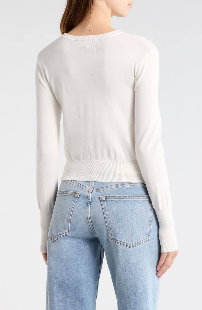 Desigual Strawberry Knit Sweater, Alternate, color, White