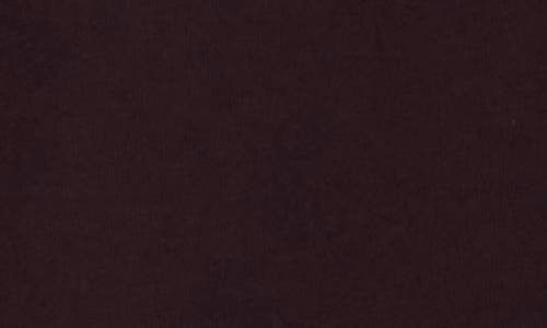 Vince Cotton Long Sleeve Polo In Burgundy