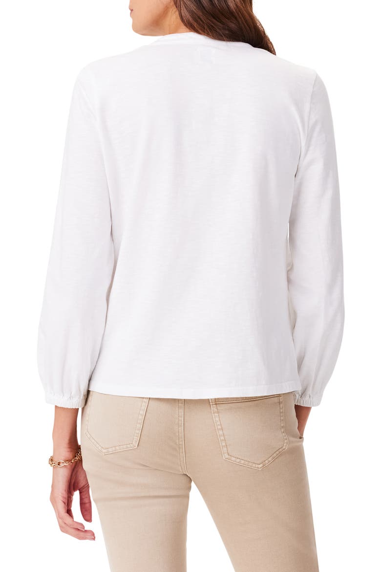 Climbing Vines Embroidered Top, Alternate, color, WHITE MULTI