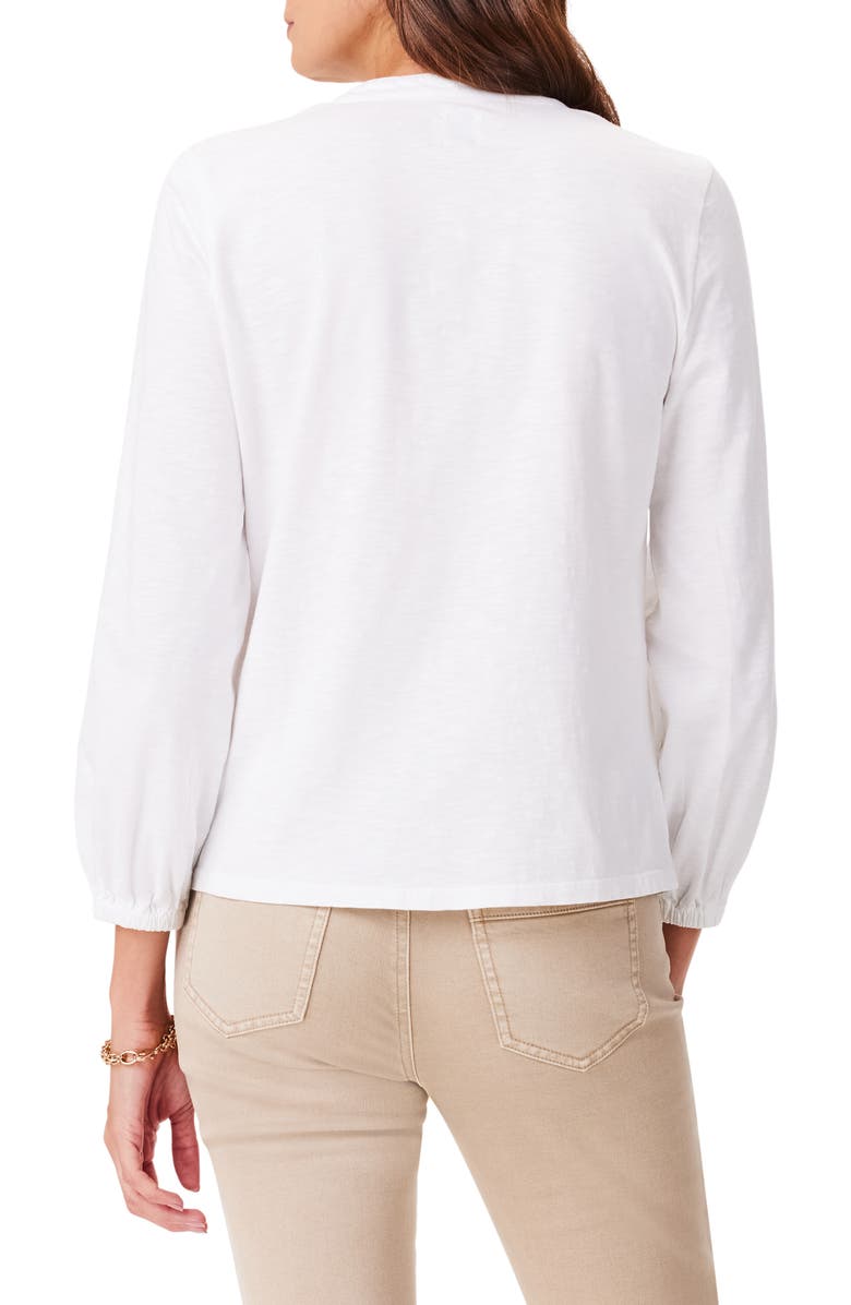 NIC+ZOE Climbing Vines Embroidered Top, Alternate, color,