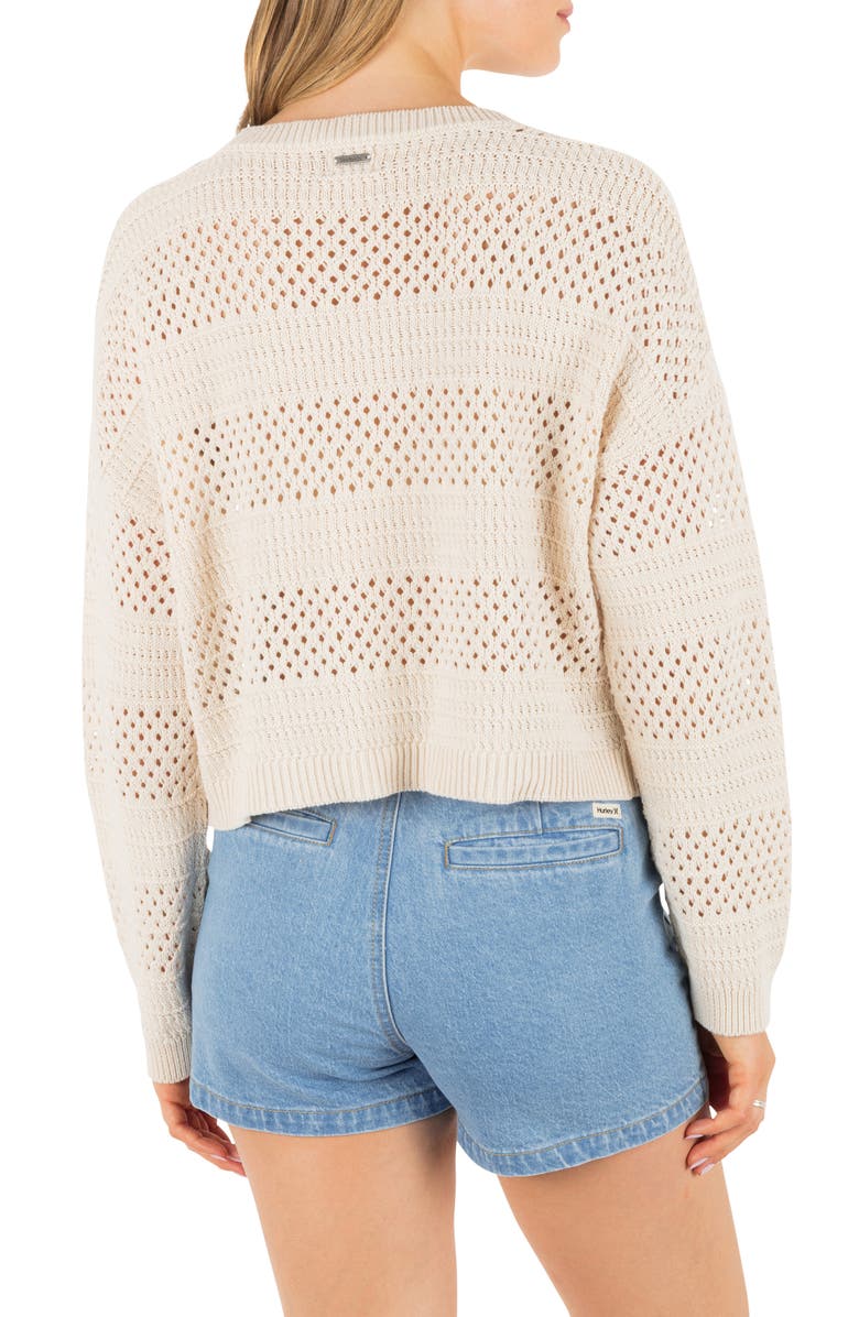 Hurley Simple Times Cotton Sweater, Alternate, color,