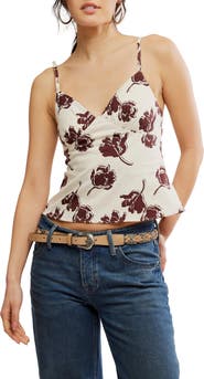 Free People Susie Floral Camisole