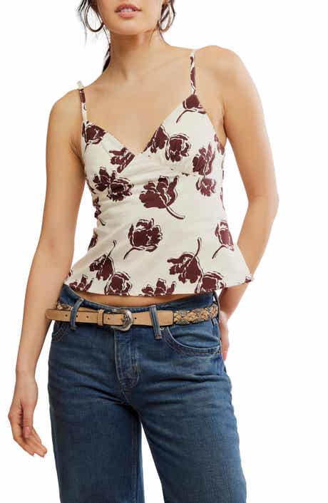 Free People Susie Floral Camisole