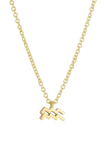 Adornia Zodiac Sign Pendant Necklace
