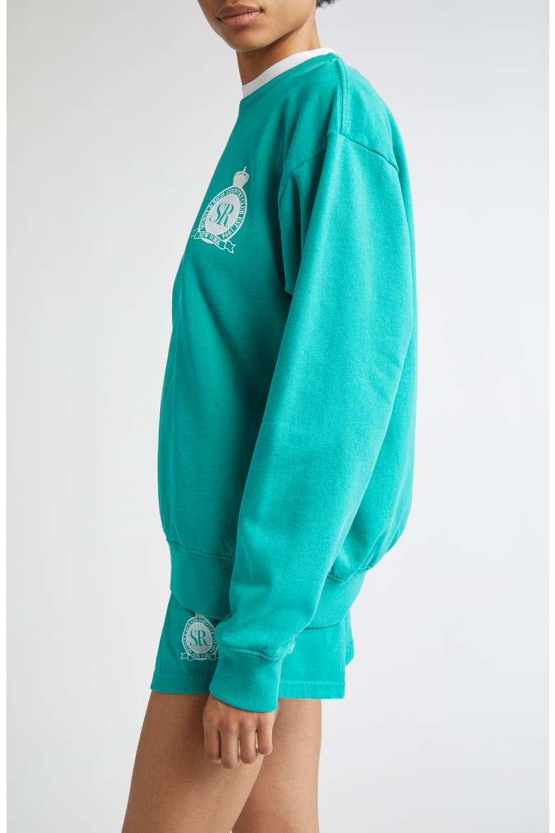 Royal Club Fleece Graphic Sweatshirt, Alternate, color, SPRING GREEN