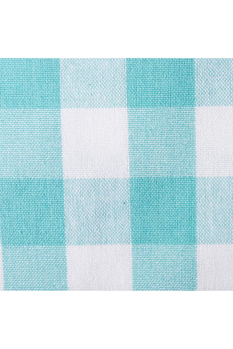 Aqua/White Checkers Napkin Set/6, Alternate, color, Aqua