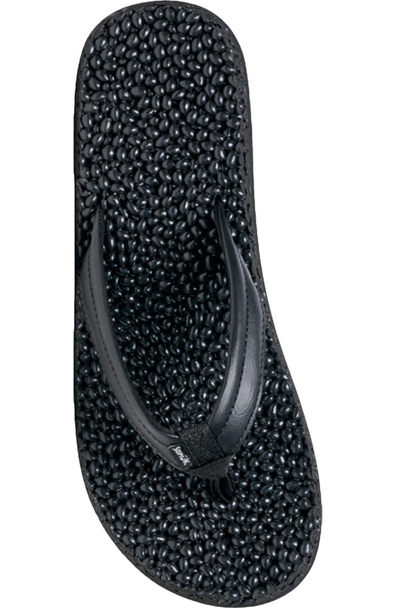 Sanuk Bubblecush Flip Flop, Alternate, color, Black