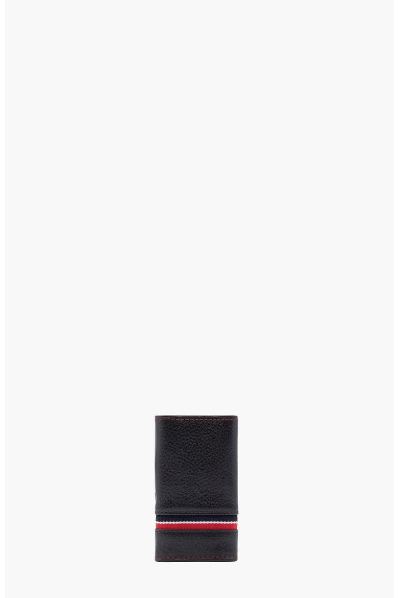 The Sailor Trifold Leather Key Holder Wallet 535, Alternate, color, Navy