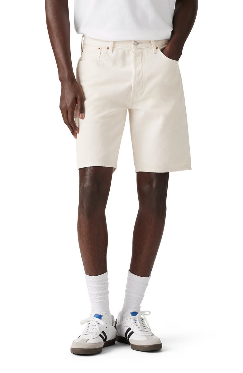 Levi's 501<sup>®</sup> Original Denim Shorts, Main, color, Bright Smile Light Whit Shorts