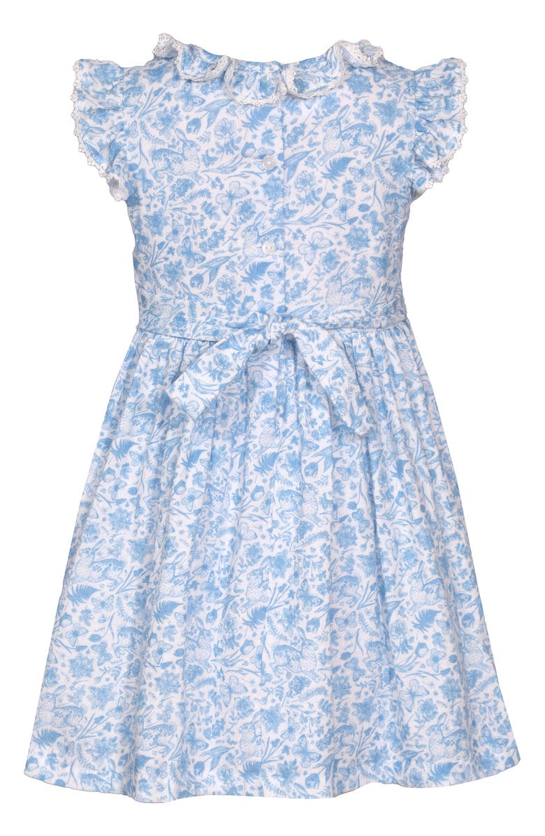 Iris & Ivy Kids' Flutter Sleeve Cotton Party Dress, Alternate, color, 