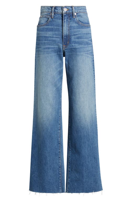 SLVRLAKE SLVRLAKE GRACE HIGH WAIST RAW HEM WIDE LEG JEANS 