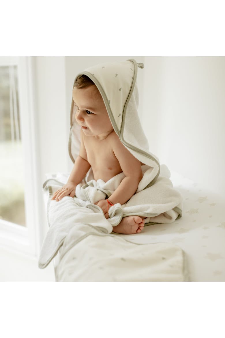 Baby Towel Wash Cloth 3 Pack, Alternate, color, Sage Pears