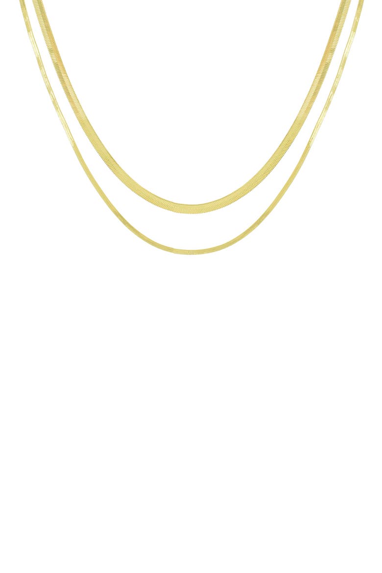 Layered Snake Chain Necklace, Main, color, GOLD